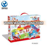 PC106323,96pcs,Christmas Toy Train Battery Operated Railway Toy with Blocks for Kids